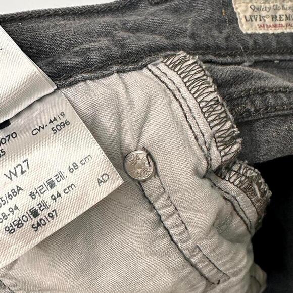 Levi’s Black Size 27 Denim Womens Premium Quality Vintage Shorts - Picture 5 of 5